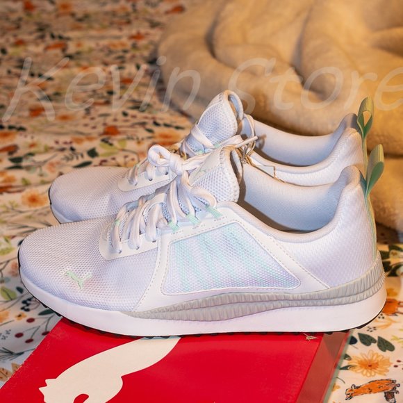 Ladies' Pacer Net Cage Sneaker White Puma‎ - Picture 4 of 7